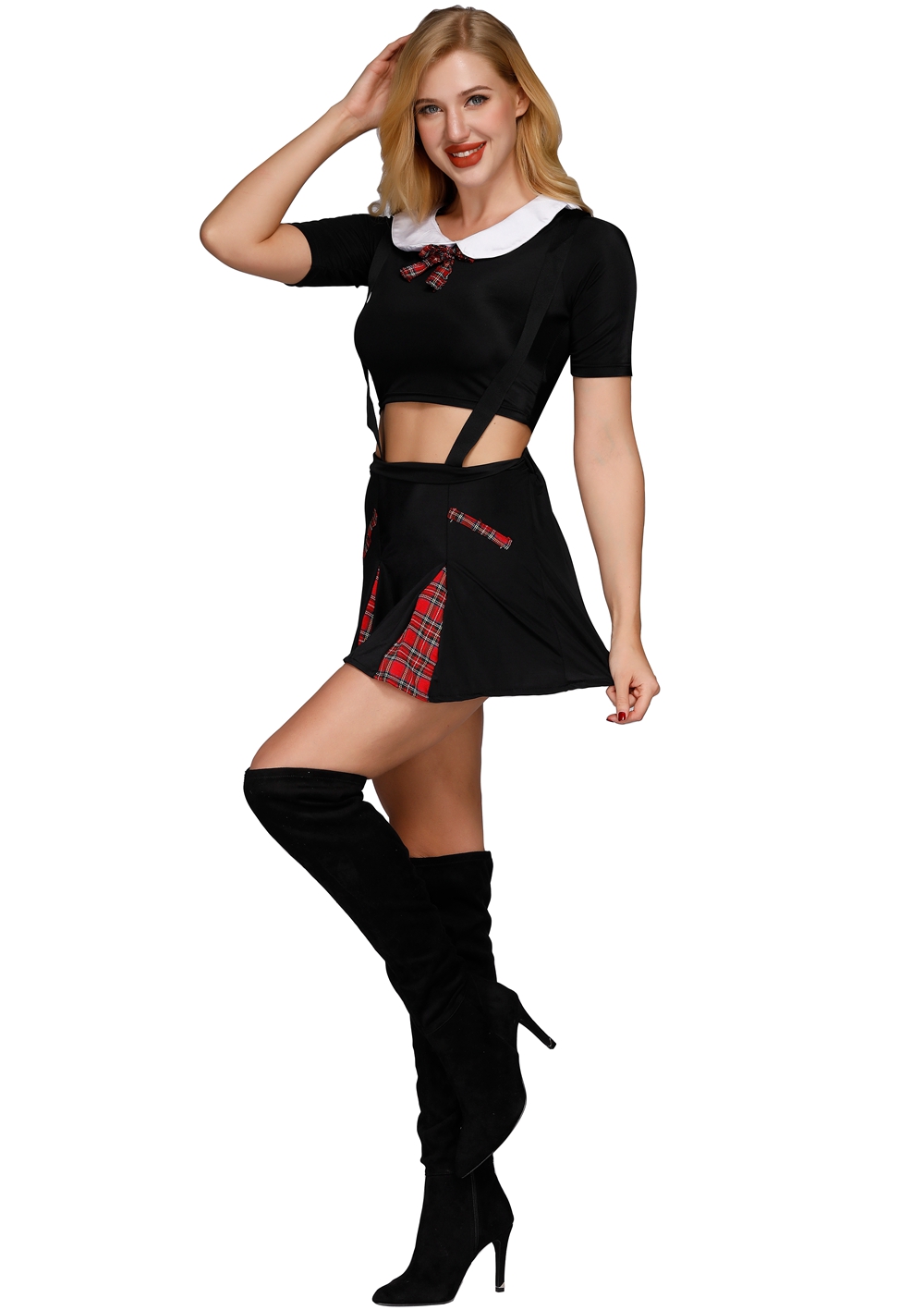 F1871 Ladies Naughty SchoolGirl Costume Fancy Dress Costume Uniform Hen Parties